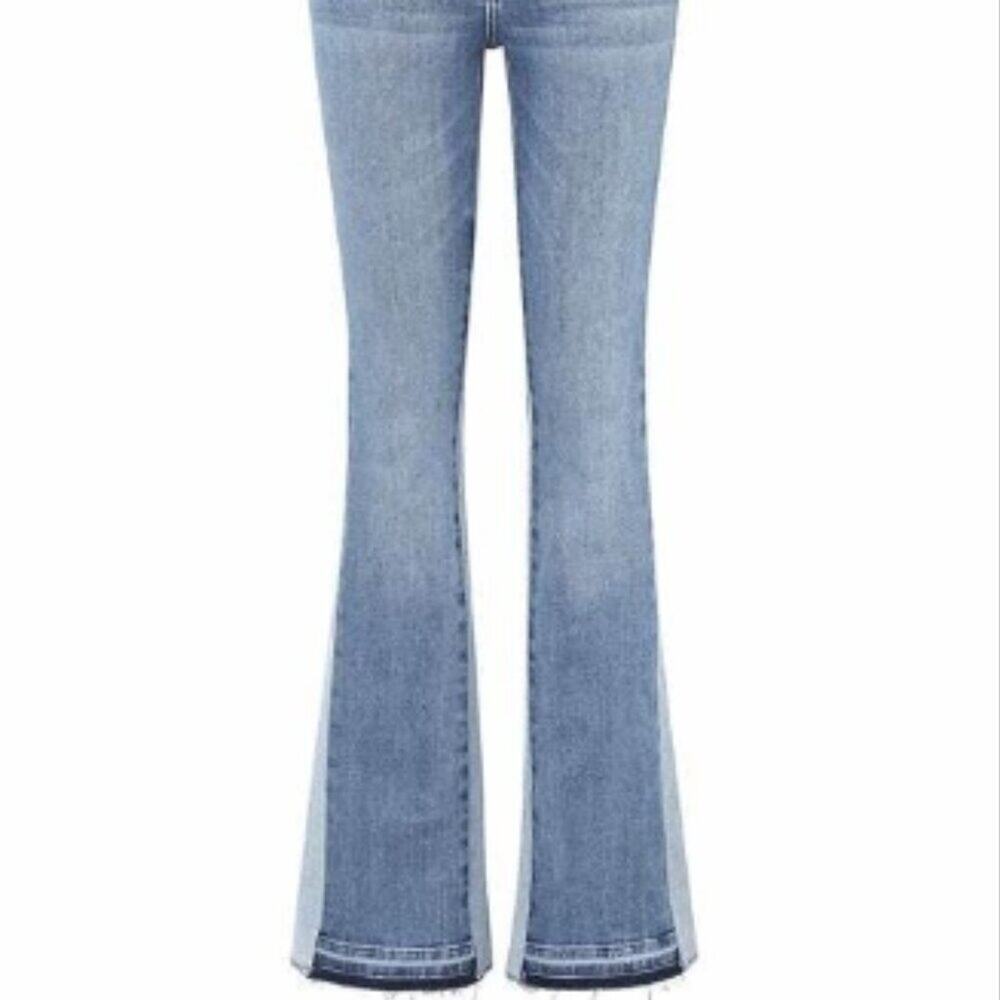 DL1961 Bridget Boot High Rise Instasculpt Jeans Aquarius - Picture 4 of 6